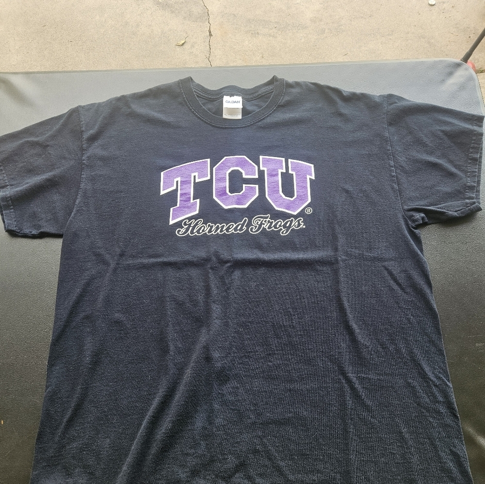 Tcu Horned Frogs Vintage Gildan Tee